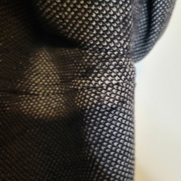 Tahari asl wool black/white woven button blazer jacket - Picture 4 of 7